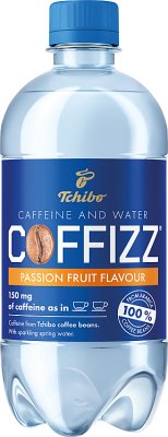 Tchibo Coffizz Una bebida carbonatada con sabor a maracuyá con la adición de cafeína.