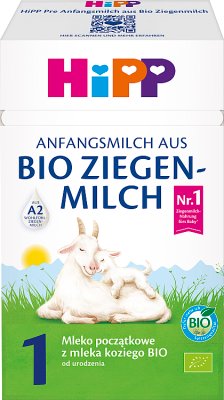 HiPP 1 Mleko początkowe z mleka koziego Bio, 400 g