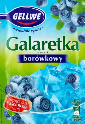 Gellwe Jelly with blueberry flavor