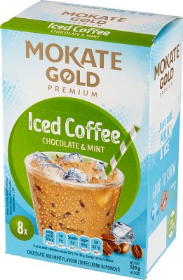 Mokate Gold Premium Iced Coffee napój kawowy w proszku o smaku czekolady i mięty