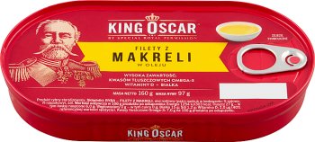 King Oscar Filety z makreli w oleju