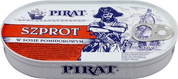 Sprat pirate in tomato sauce