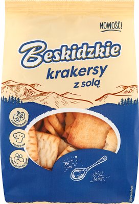 Beskid crackers with salt