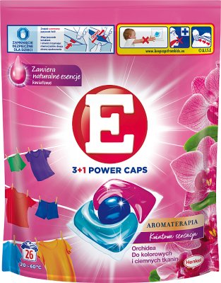 E Power Caps Orchidee & Macadamia-Kapseln zum Waschen