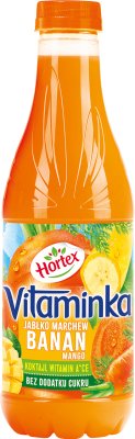 Сок Hortex Vitaminka, яблоко, морковь, банан и манго