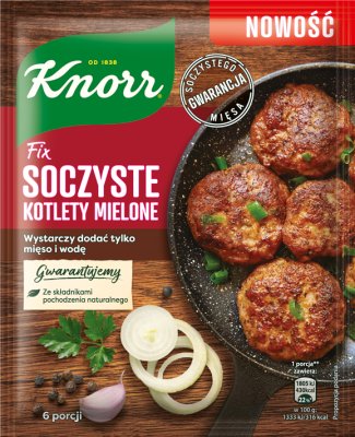 Knorr Fix Juicy minced cutlets