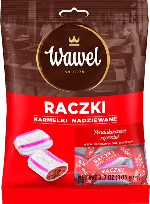 Wawel Raczki stuffed caramels