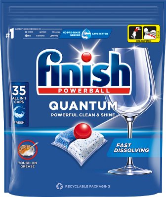 Finish Quantum Fresh Kapsułki do mycia naczyń w zmywarce