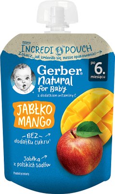 Gerber Dessert Apple, mango