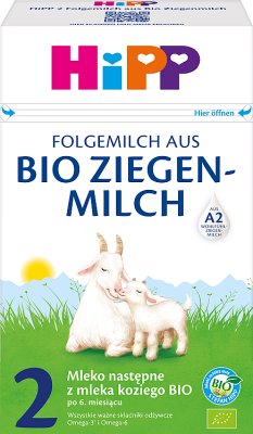 Hipp 2 Дополнительный молочный продукт из козьего молока Органический