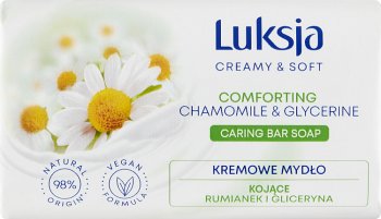 Luksja Creamy & Soft Kremowe mydło kojące rumianek i gliceryna