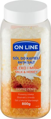 On Line Bath salt milk and honey