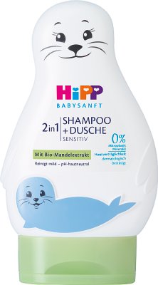 Hipp Babysanft Sensitive Foczka żel do mycia ciała i włosów