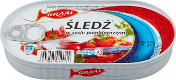 Graal Herring in tomato sauce