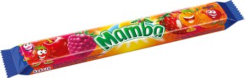 Mamba Soluble gums with fruit flavors