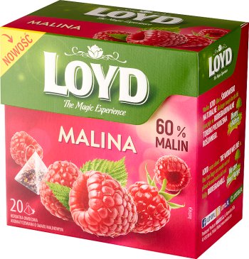 Фруктовый чай со вкусом малины Loyd