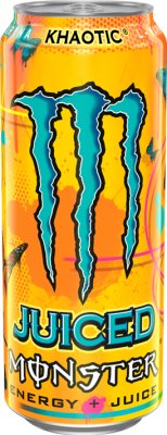 Monster Juiced Khaotic Energy Drink mit Kohlensäure