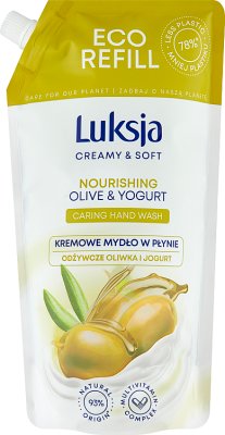Luksja Creamy & Soft Kremowe mydło w płynie odżywcze oliwka i jogurt