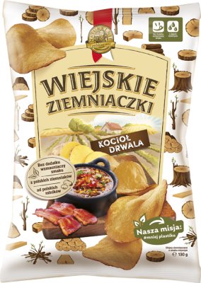 Lorenz Wiejskie ziemniaczki chipsy ziemniaczane o smaku mięsnym