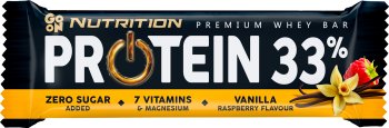 Sante Go On Protein 33% Barrita sabor Vainilla-frambuesa