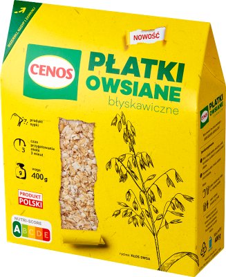 Copos de avena instantáneos Cenos