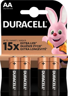Щелочные батарейки Duracell LR6/MN1500 AA
