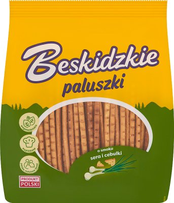 Beskidzkie Sticks con sabor a queso y cebolla