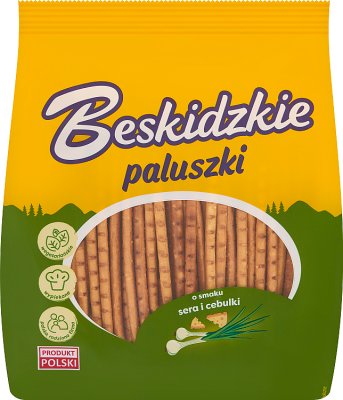 Beskidzkie Paluszki o smaku sera  i cebulki