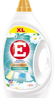 Detergente líquido E Lotus para el lavado de tejidos blancos y ligeros