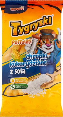 Кукурузные чипсы Tigers с солью