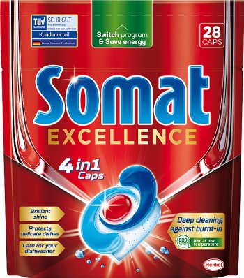 Somat Excellence Kapseln zum Spülen von Geschirr in der Spülmaschine