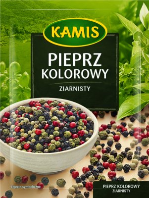 Kamis Pieprz Kolorowy ziarnisty