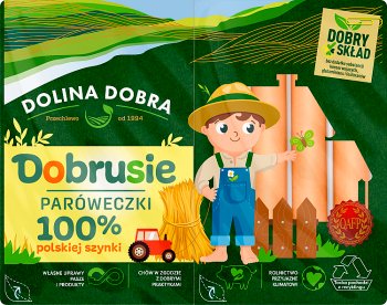 Dolina Dobra Dobrusie Parówki 100% polskiej szynki