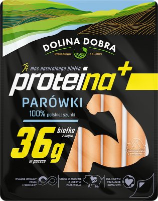 Dolina Dobra Proteina+ Frankfurters 100% Polish ham