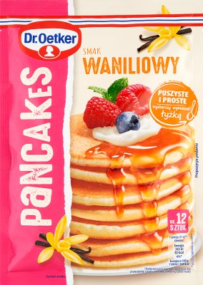 Dr. Oetker Mieszanka w proszku do  przyrządzenia Pancakes smak waniliowy