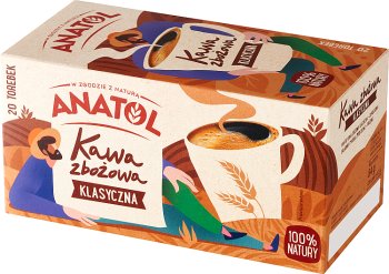 Anatol Delecta classic cereal coffee, 20 sachets