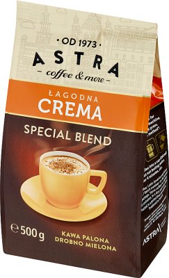 Astra Finely ground roasted coffee with mild crema
