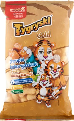 Кукурузные чипсы Tygryski Gold Соленые карамель