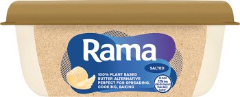 Rama-Margarine. Verwendung als gesalzene Butter