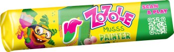 Zozole Musss Painter Caramels con relleno espumoso con sabor a chicle