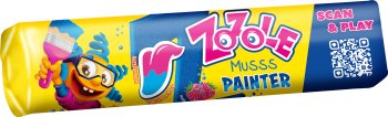 Zozole Musss Painter Caramels with a raspberry-flavored sparkling filling