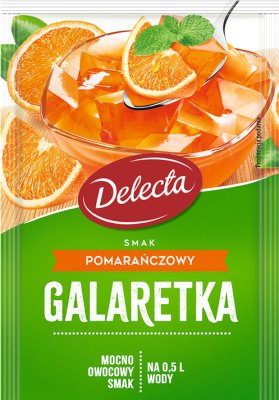 Delecta gelatina sabor naranja