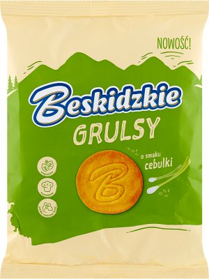 Beskidzkie Grulsy, gewürzt mit Zwiebeln