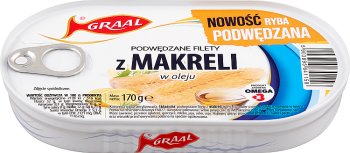 Graal Podwędzane filety z makreli w oleju