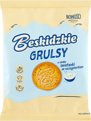 Beskidzkie Grulsy o smaku śmietanki ze szczypiorkiem