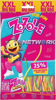 Zozole Network Gummibärchen mit Limettengeschmack