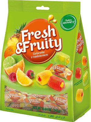 Wawel Fresh & Fruity Galaretki  z nadzieniem