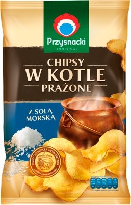 Chips Przysnacki en un caldero asado con sal marina