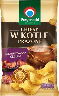 Przysnacki-Chips im Kessel geröstet mit karamellisiertem Zwiebelgeschmack