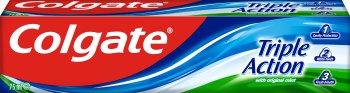 Зубная паста Colgate тройного действия с оригинальной мятой